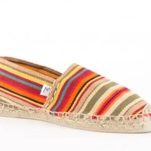 Vibrant Striped Espadrilles NWT